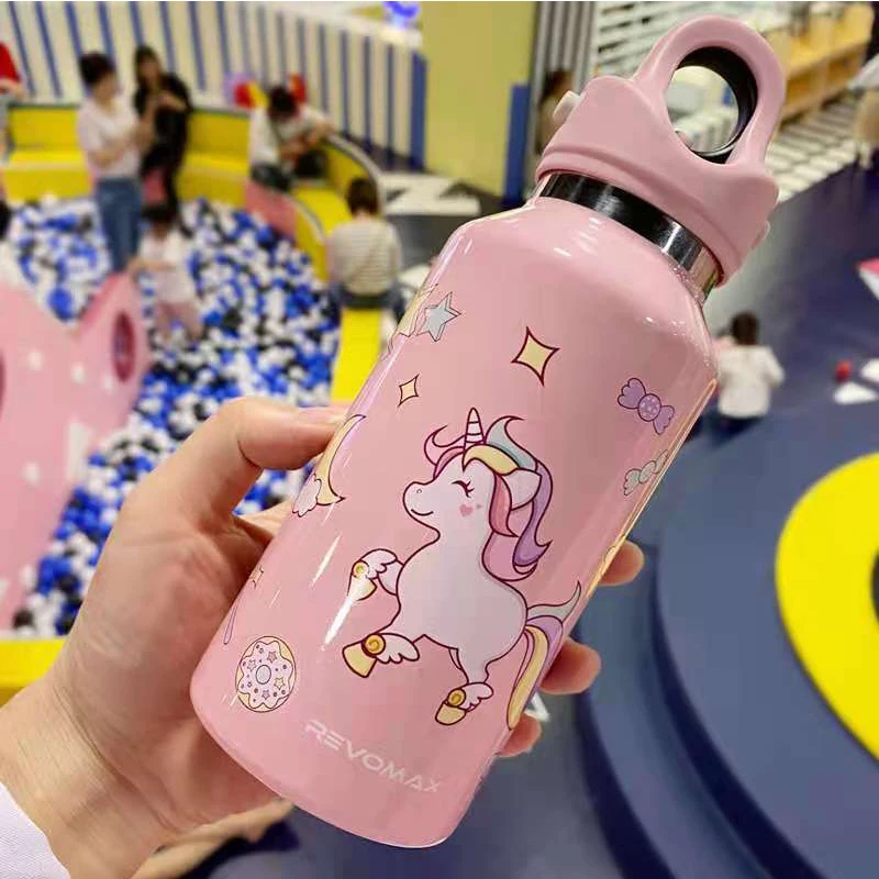 

355ml Stainless Steel Water Bottle Portable BPA free Water Drinking Bottle Gym Sports Cycling Drinkware Kids School Gifts