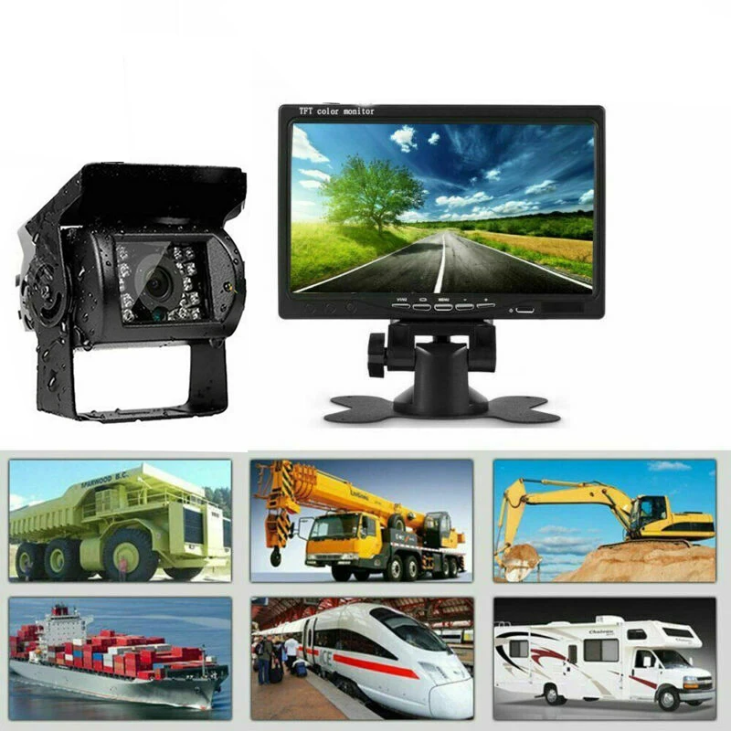 Беспроводная водонепроницаемая камера заднего вида для автофургона прицепа