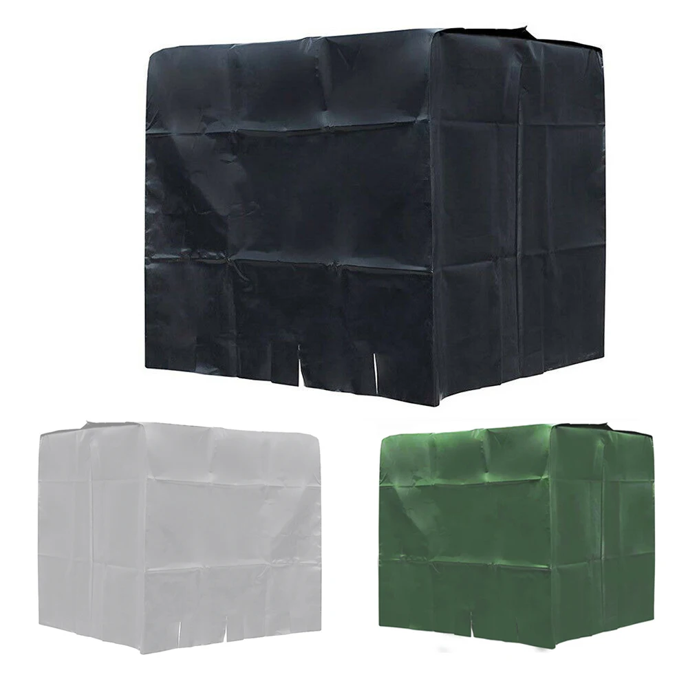 Черный/серебристый/зеленый наружный чехол для резервуара воды от дождя 1000 литров