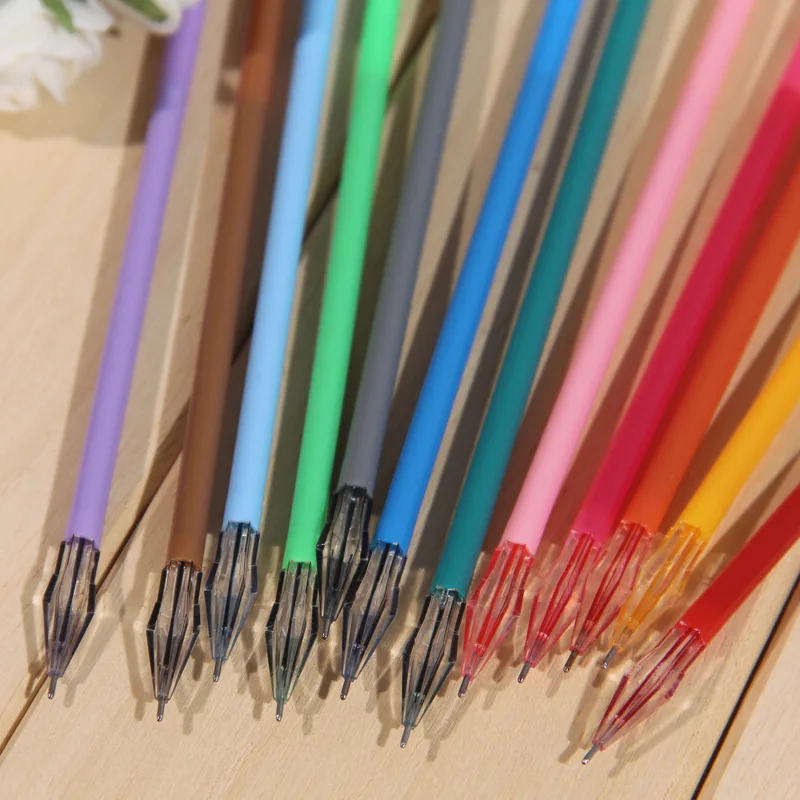 12 шт./лот креативные Канцтовары с алмазной головкой Шариковая гелевая ручка