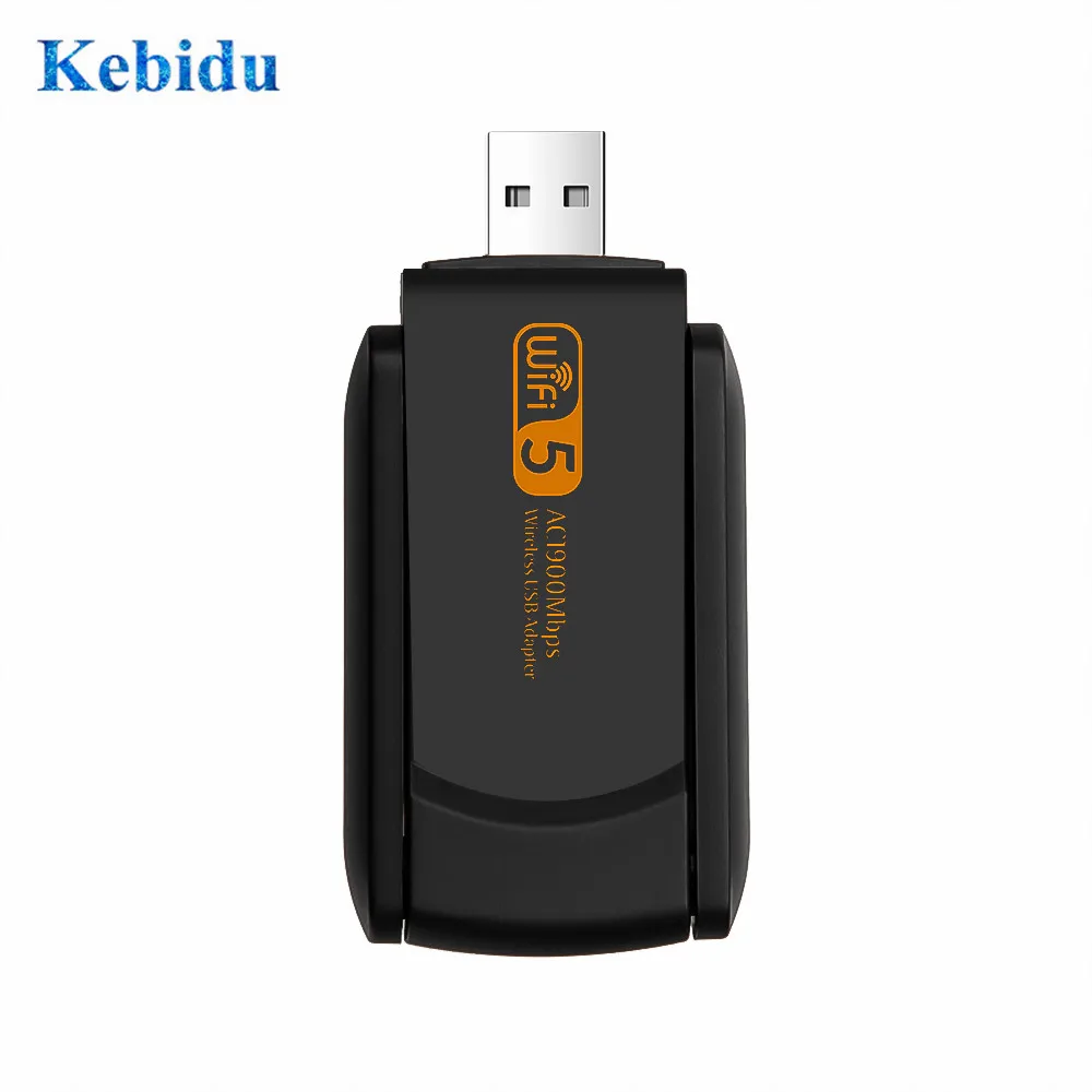 Usb Wi-Fi адаптер KEBIDU 1900 Мбит/с двухдиапазонный Wifi ресивер 2 4 ГГц 5 0 внешняя