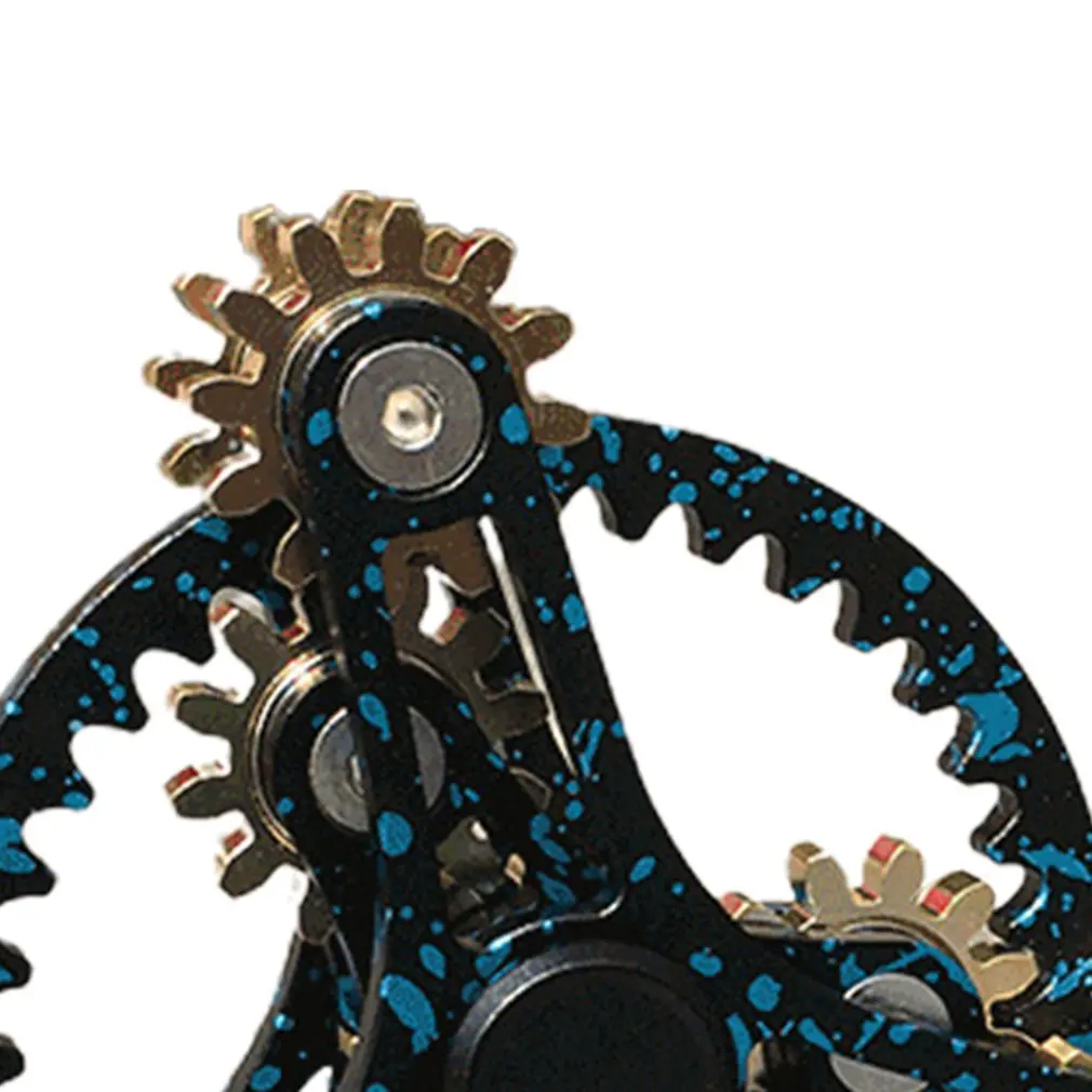 

Nine Teeth Linkage Fingertip Top Metal Material Four Teeth Fire Wheel Upgraded Version Educational Toys