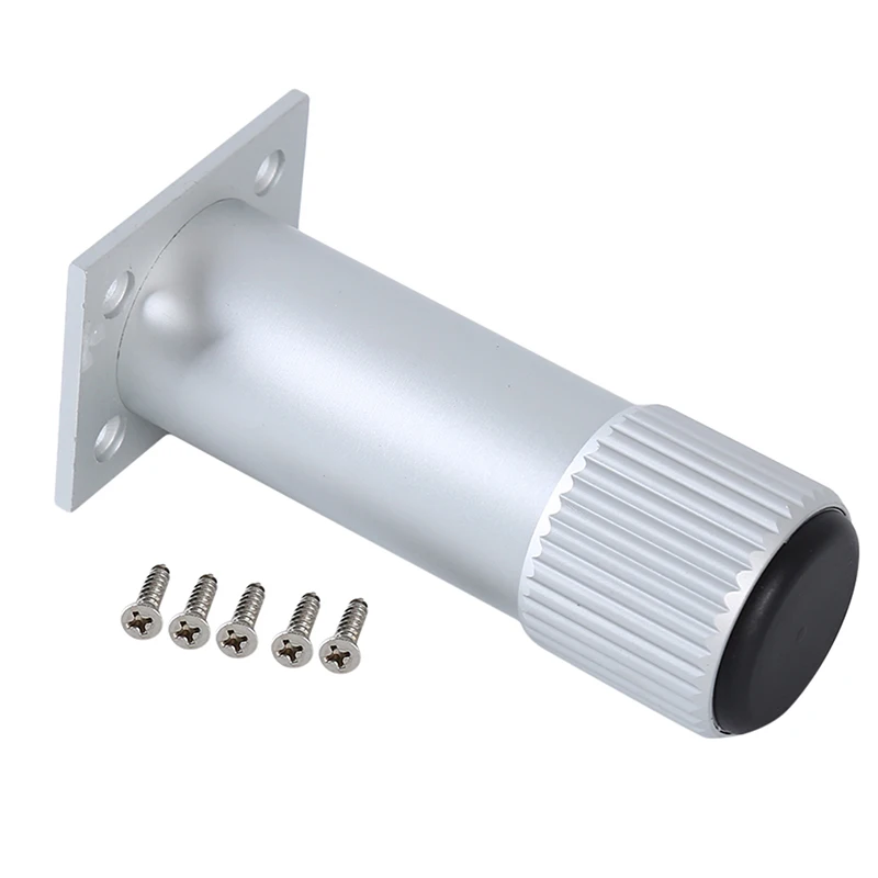 

1pcs Height Adjustable Metal Furniture Legs Aluminum Coffe Table Legs Silver For Sofa TV Cabinet Foot Furniture Hardware