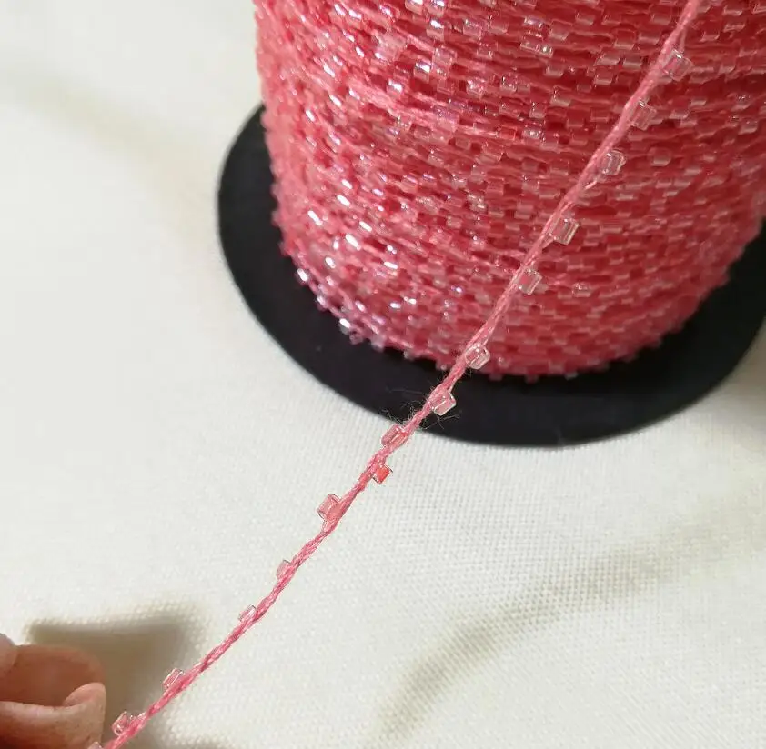 

Кружевной материал, отделка бисером, отделка бисером, красные бусины, блестки, швейная аппликация, отделка для украшения платья, 1 м