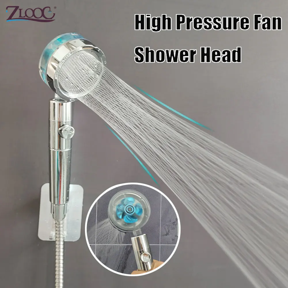 

Zloog 360 Вращающаяся ручная насадка для душа высокого давления для ванной комнаты под давлением массажная насадка для душа для дома Универсал...