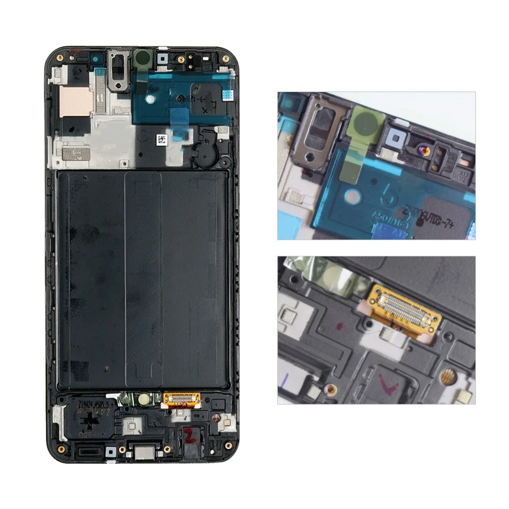 Дигитайзер сенсорного экрана AMOLED в сборе для Samsung Galaxy A50 2019 A505F/DS A505FD A505 ATouch