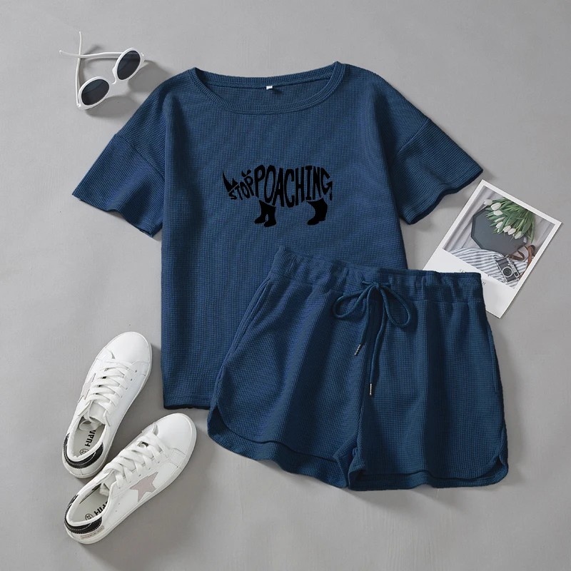 

Short Sleeve Pyjamas Shorts Set Comfortable Girl Summer Nightgown Womens Pajamas Suits Animal Cartoon Harajuku Home Sleepwear