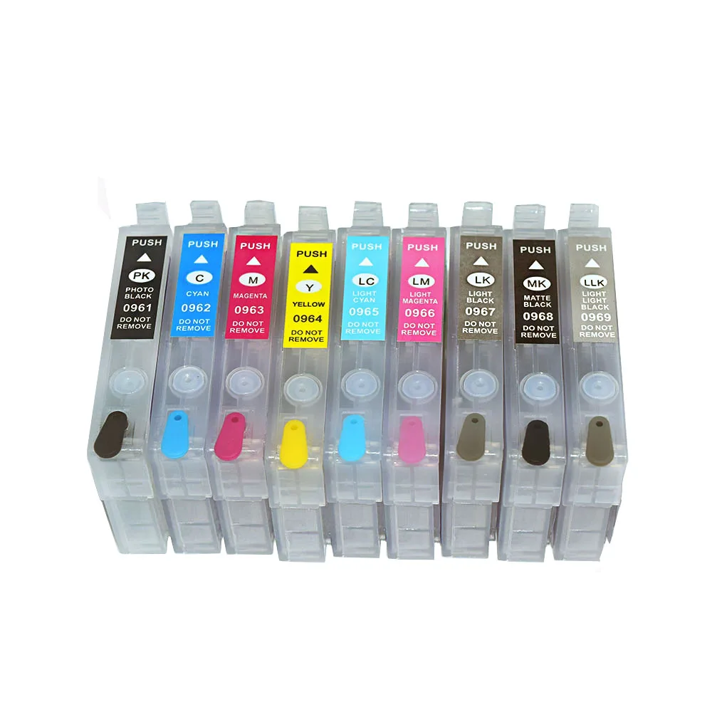 T0961 T0969 чернильный картридж для Epson Stylus photo R2880 с чипом автосброса|ink cartridge|ink cartridge for