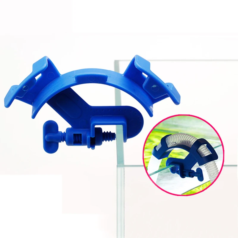 Аквариум фильтрации шланг для душа держатель зажим трубы воды фильтр крепление