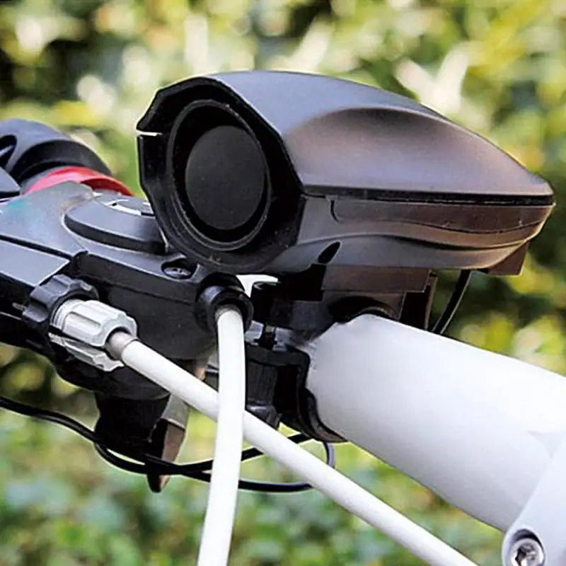 Велосипедный Электронный громкий сигнал 123 дБ Предупреждение полицейский сирена