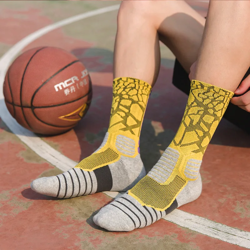 Sports Socks Adult Stockings Fashion Basketball Professional Boxing Elite Thick Sock | Мужская одежда