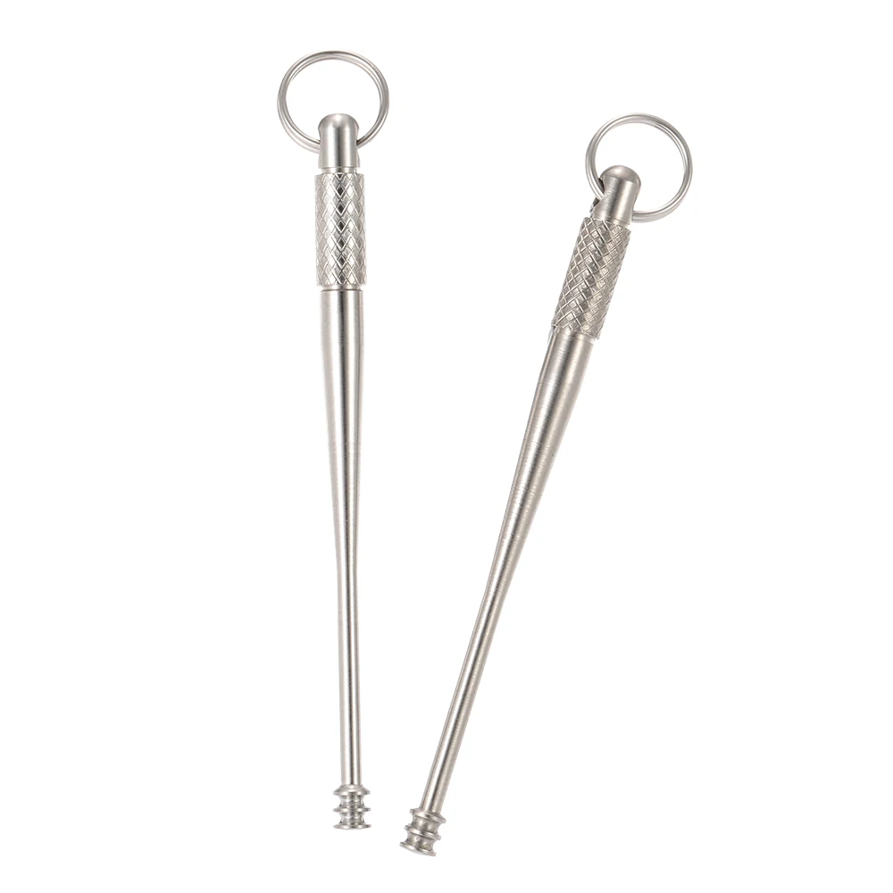 Новинка 2 шт. титановые спиральные ушные палочки для удаления воска очиститель