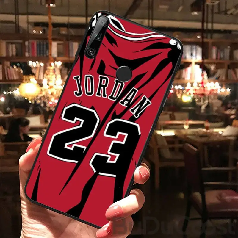 

Manton Basketball 23 Jordan Soft black Phone Case For Huawei Y5 Y6 Y7 Y9 Prime Pro II 2019 2018 Honor 8 8X 9 lite View9