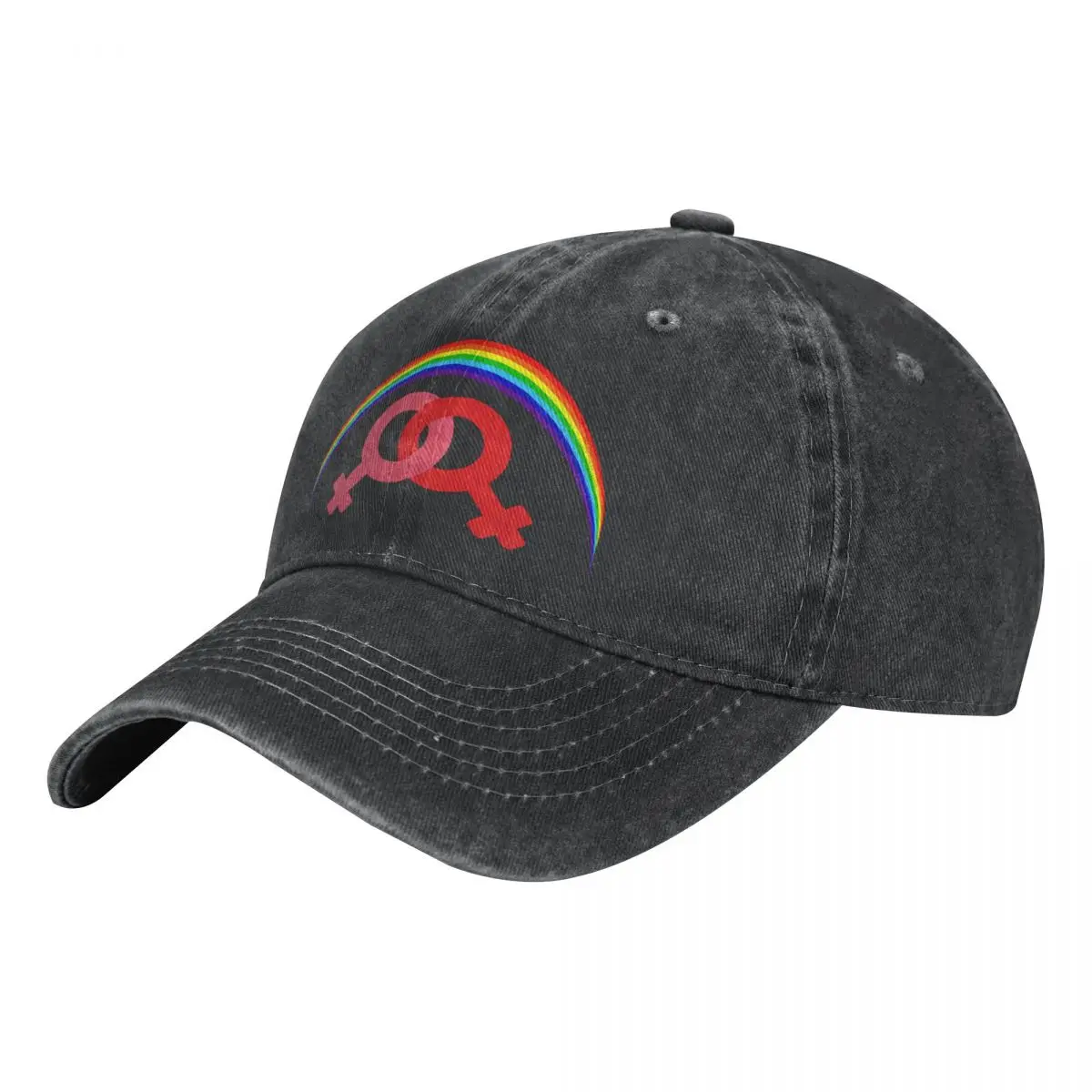 

Rainbow Retro cotton Washed Baseball Cap Cowboy Hat Fitted Cap Snapback Hat for Men Women Casual Cap Sun Hat Outdoor Cap