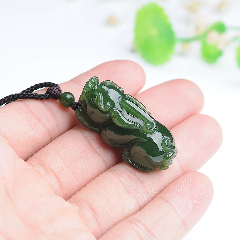Hetian jade кулон груз натуральный нефритовый подвесной мужской и женский отправить