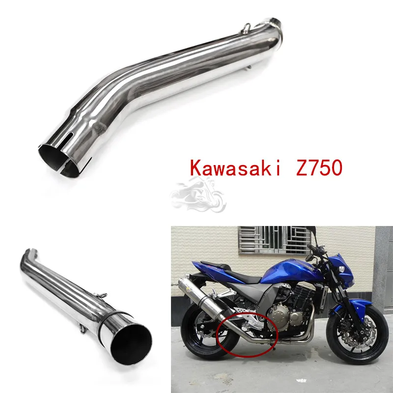 

Exhaust Middle Pipe Muffler Connector Adapter Fit for Kawasaki Z750 Motorcycle Z 750 Escap link pipe Stainless