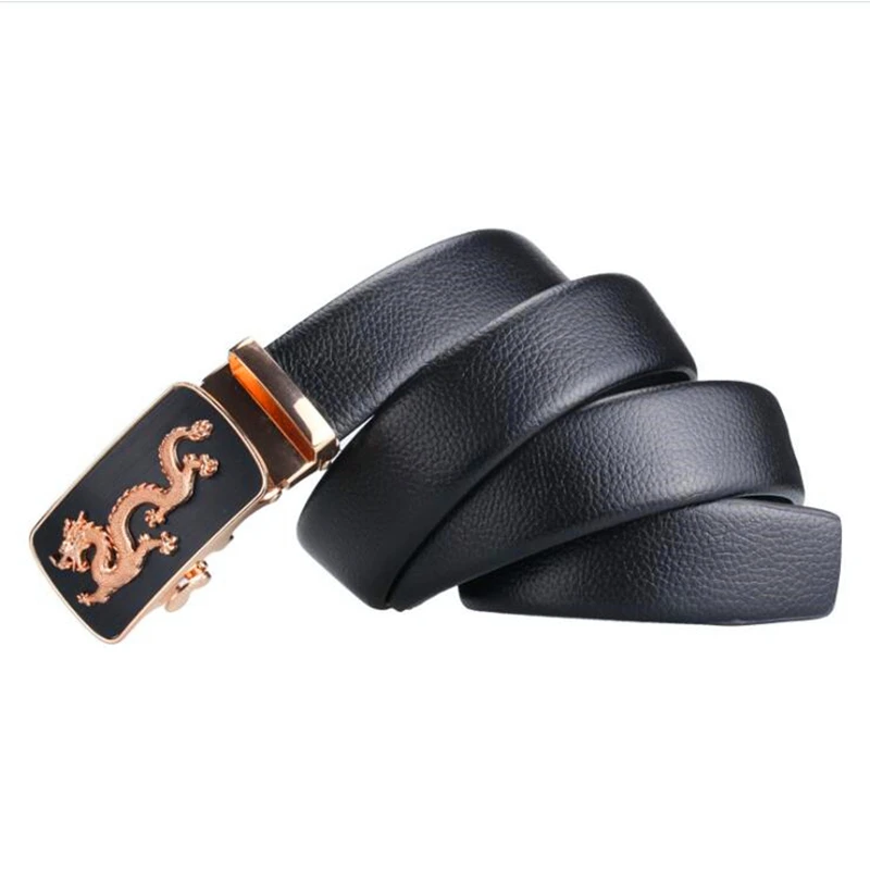 Мужской кожаный ремень новый дракон мужской роскошный известный бренд поясной