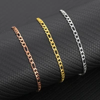 gold chain anklet bracelet for women gold stainless steel leg link chain jewelry female on foot bracelets 2020 trendy charm gift