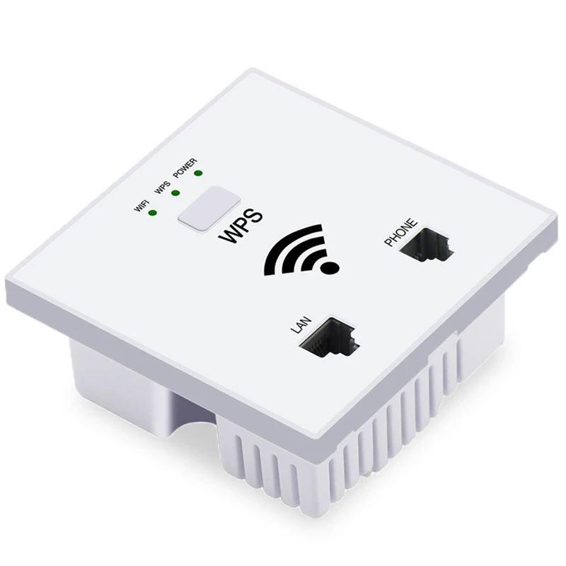 300 Мбит/с в стене WiFi точка доступа Беспроводная розетка AP для отеля проект