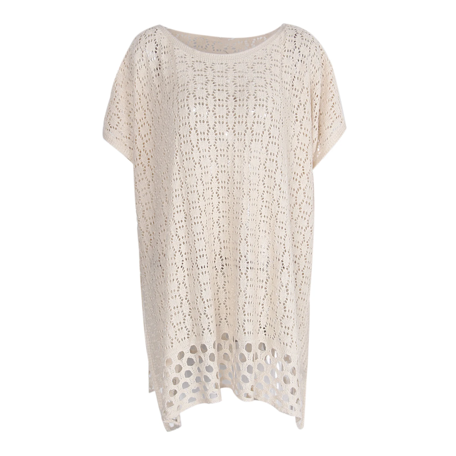 Новинка лета 2021 женская накидка для бикини пляжная одежда вязаный купальник с