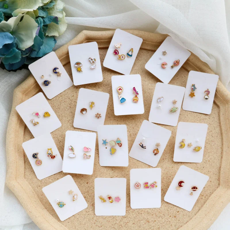 3 шт./комплект женские серьги гвоздики в виде планеты|Серьги-гвоздики| |