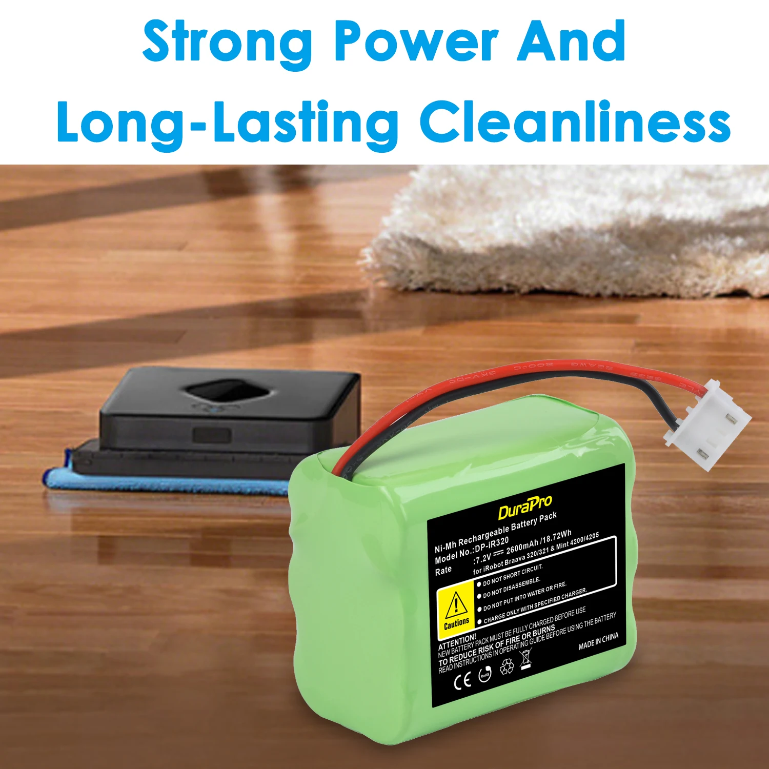 7.2V 2600mAH iR320 Rechargeable Ni MH 