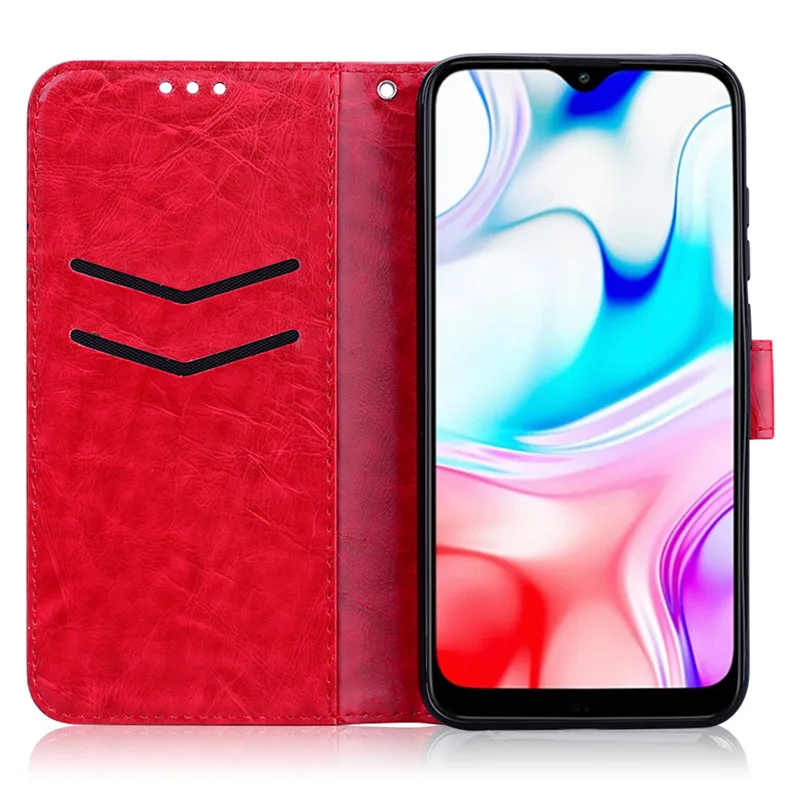 Xiaomi Redmi 8 чехол Redmi 8 чехол мягкий силиконовый кожаный бумажник флип-чехол для Xiaomi Redmi 8 Redmi8 чехол для телефона держатель для карт Fundas