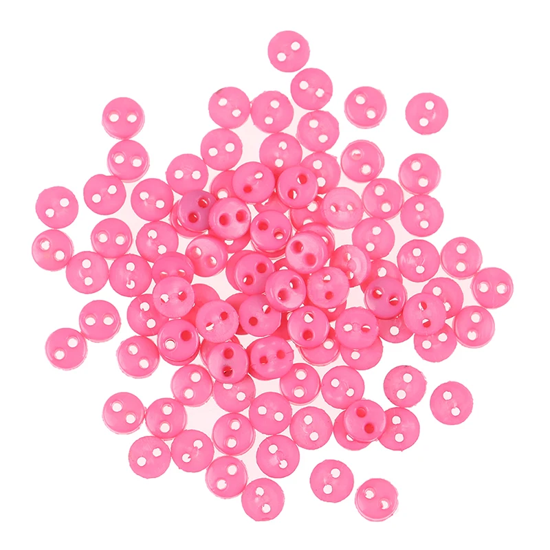 

100pcs/bag 4mm Mini Round Buttons for DIY Doll Clothes Sewing Accessories