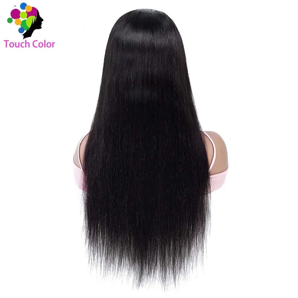 Touch 13*4 прямые человеческие волосы на кружеве для черных женщин Remy 10-30 дюймов 150% плотность индийские человеческие волосы на кружеве парики