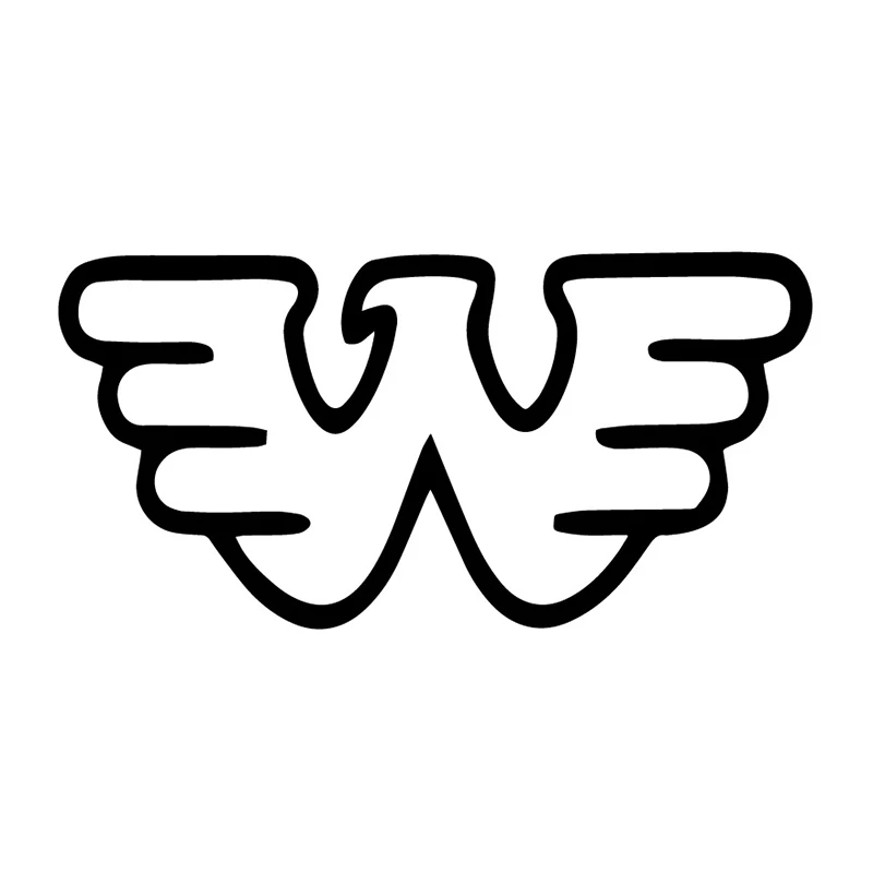 

X 8 см W Wing милые виниловые фотонаклейки