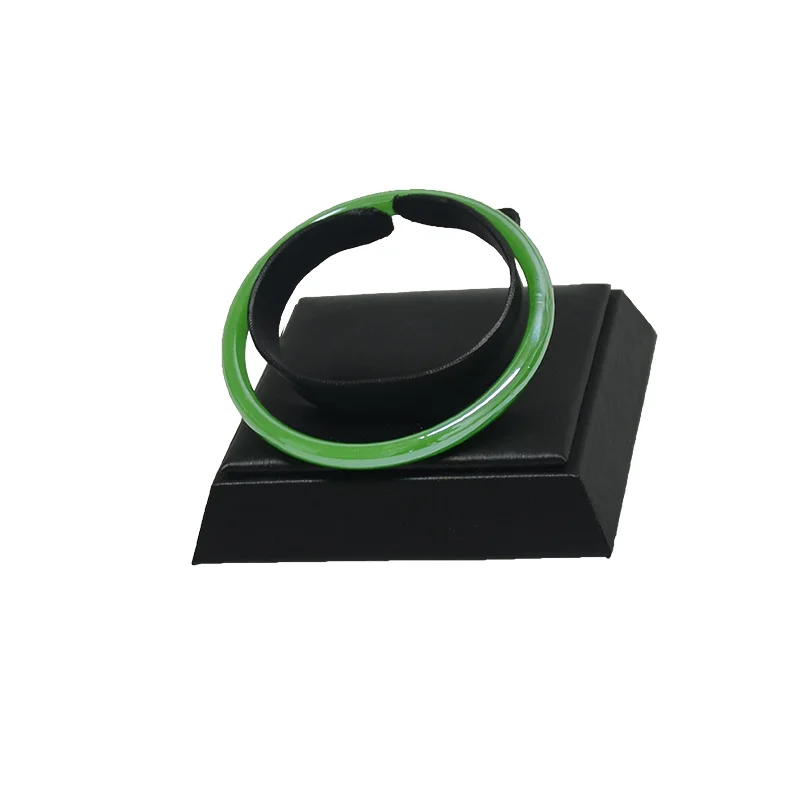 Новинка черный стеллаж для хранения браслетов из искусственной кожи 2 шт.