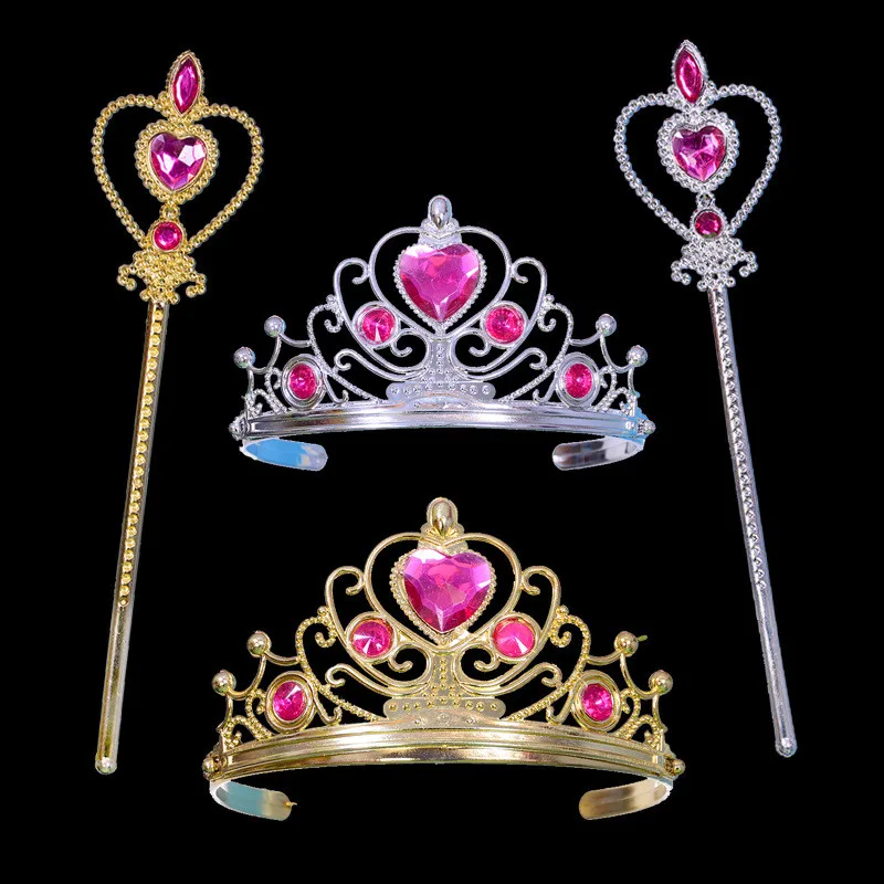 Новинка 2020 корона принцессы ободок для девочек волшебные палочки детей подарок