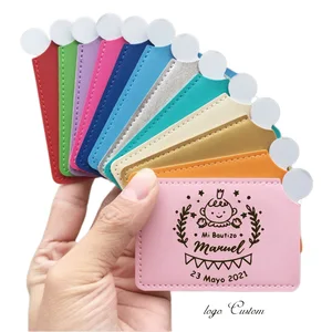 Мини-зеркало для макияжа, Изысканный логотип, подарок на заказ, для гостей невесты, элегантный подарок на вечеринку, свадьбу, для женщин, детское зеркало для макияжа