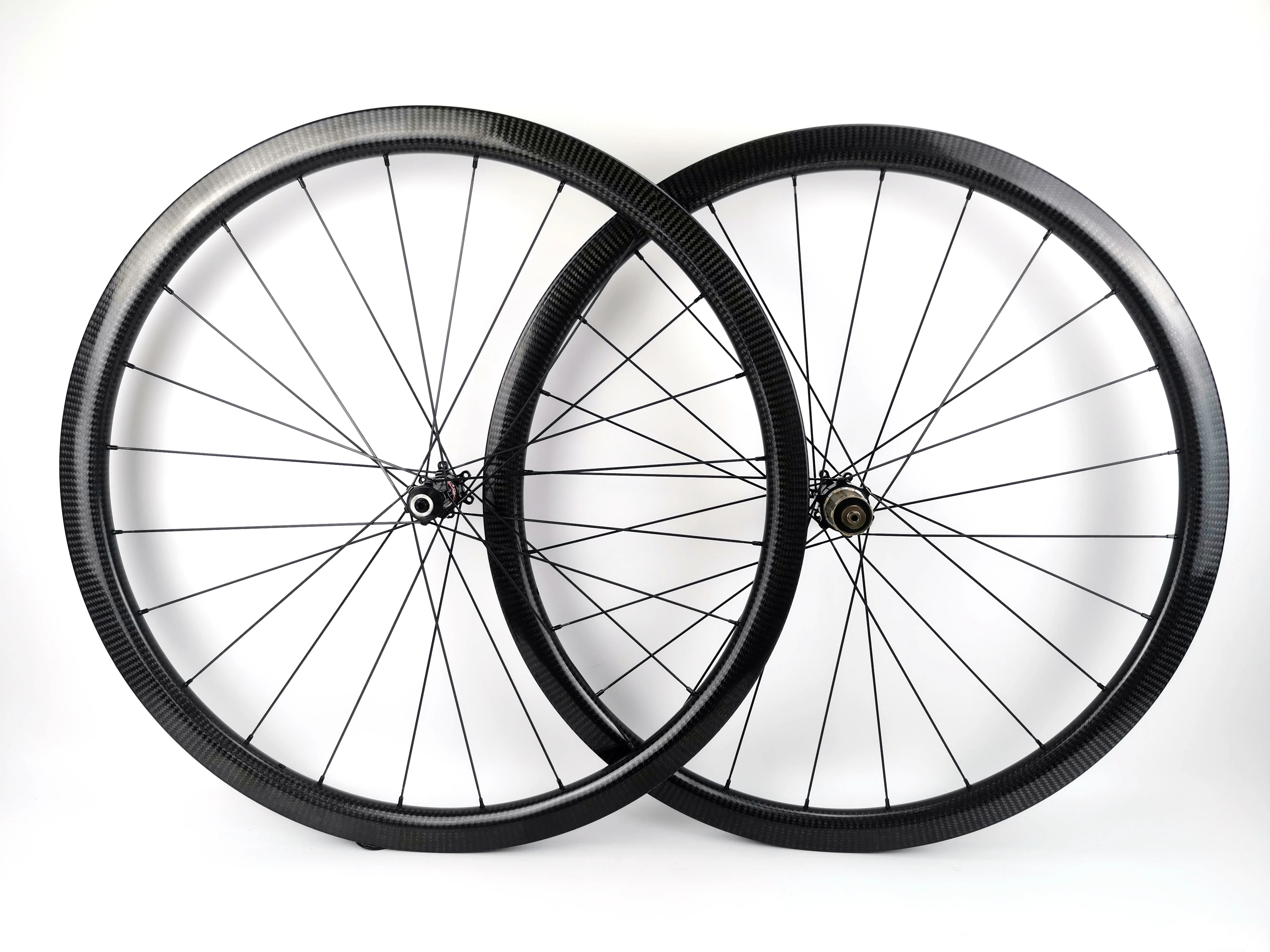 700C 35 мм Глубина дорожный диск велосипедное углеродное колесо 26 ширина