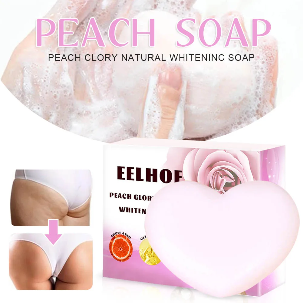 

Natural Peach Soap Body Cleansing Soap Remove Acne Dark Spots Reduce Acne Mites Soft Smooth Skin Whitening Soap Dropshipping