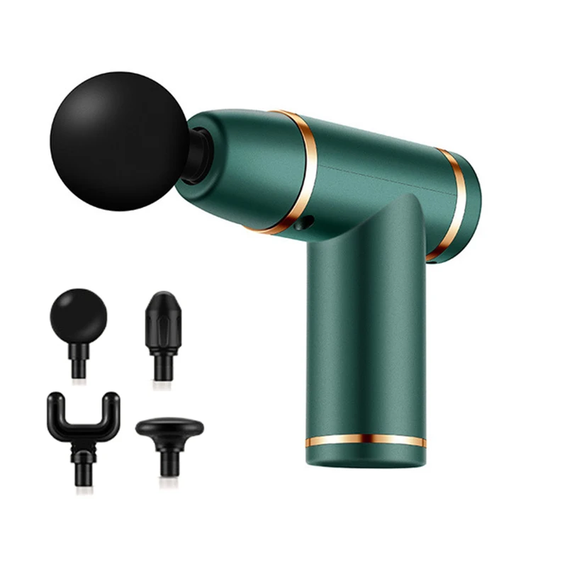 

Mini Massage Gun Deep Tissue Percussion Massager For Pain Relief Portable Body Muscle Relaxation LCD 4 Colors 8 Speeds