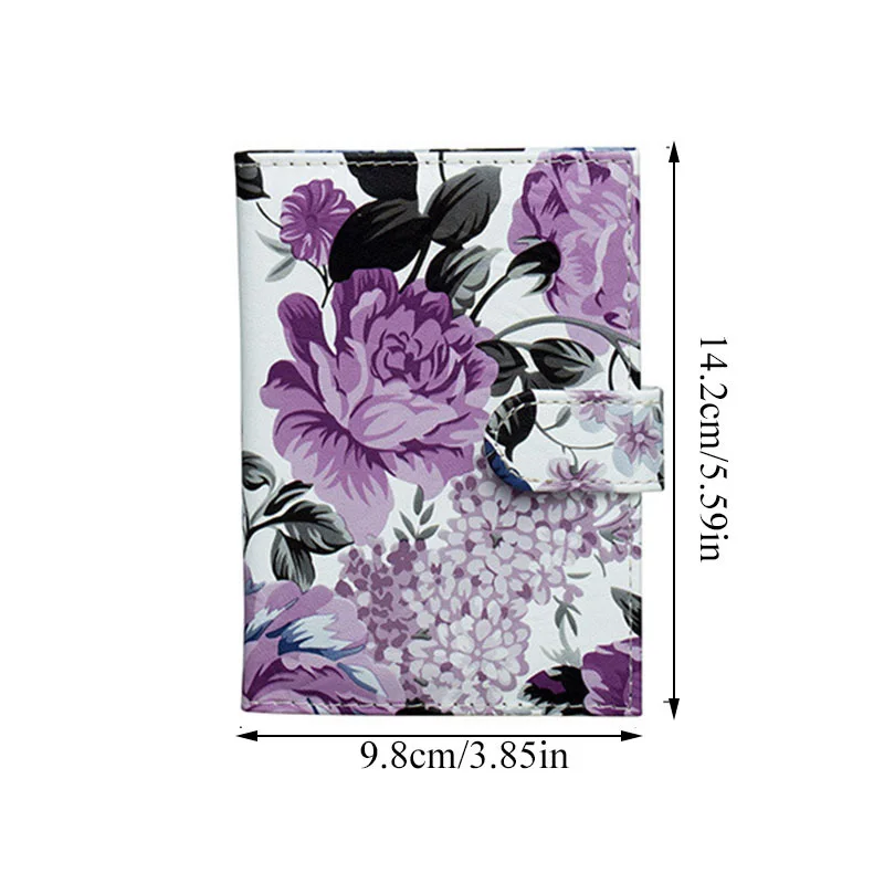 Peony Flower Printing Elegant Women Passport Cover Bags Travel Credit Card Holder Wallet Tickets Case Organizer Bag | Багаж и сумки
