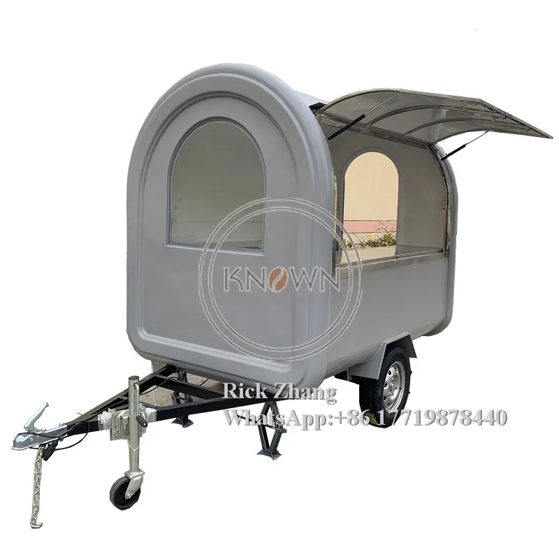 

Food Van/Street Food Vending Cart For Sales,Hot Dog Cart/Mobile Food Trailer With Big Wheels With Shipment