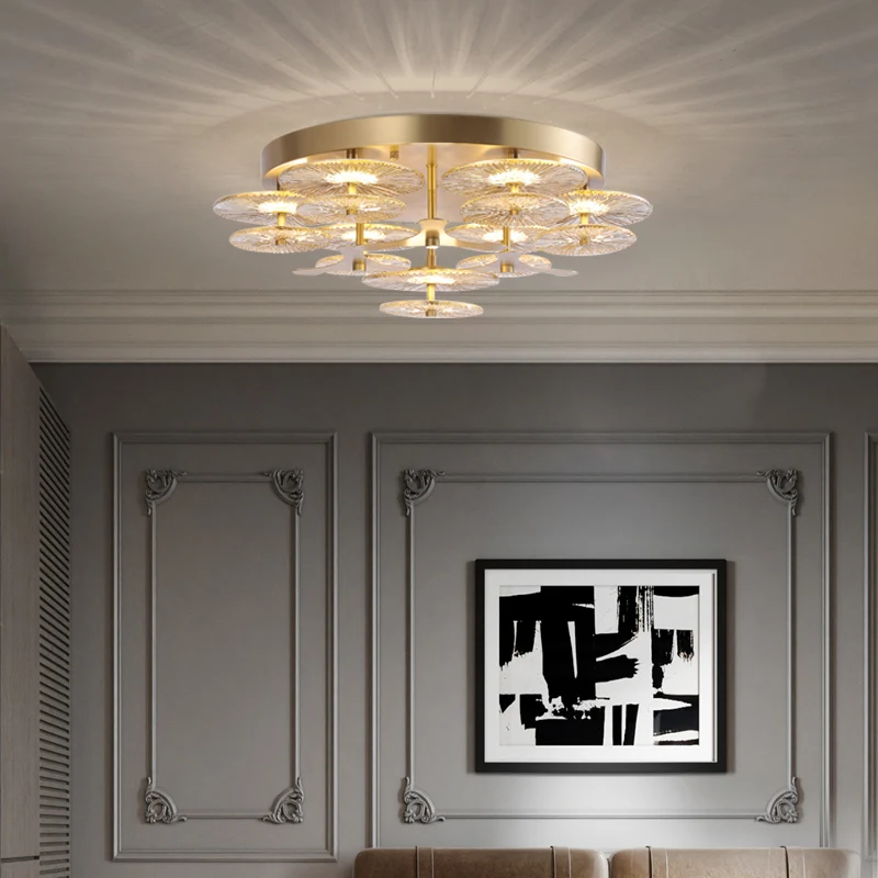 

Все Медь круглый светодиодный потолочный светильник личность спальня исследование ресторан творческий светильник класса люкс стеклянная ...