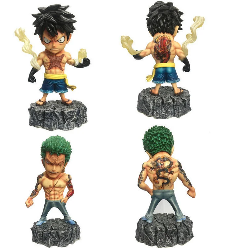 

One Piece GK властная тату Обезьяна D. Luffy телефон в коробке Классические игрушки экшн-фигурки Куклы Детские подарки игрушки