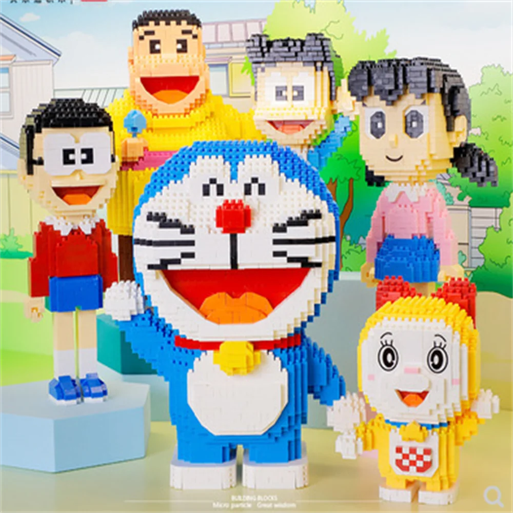 

Doraemon Daxiong Pang Hu Jingxiang Micro-particle Building Blocks Adults are difficult to assemble three-dimensional gifts for b