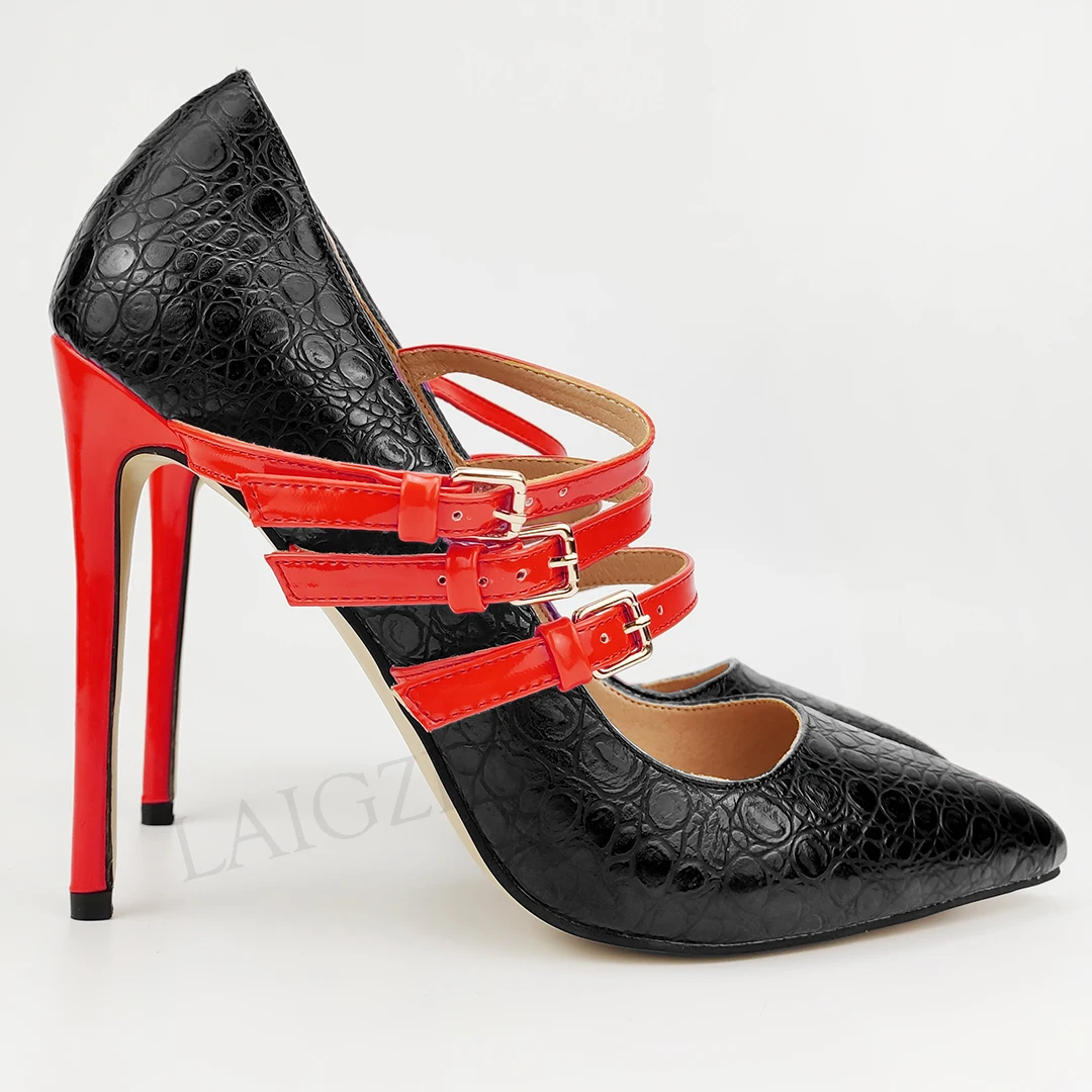 Туфли лодочки женские на высоком каблуке с острым носком размеры 43 44 46 47|Женские