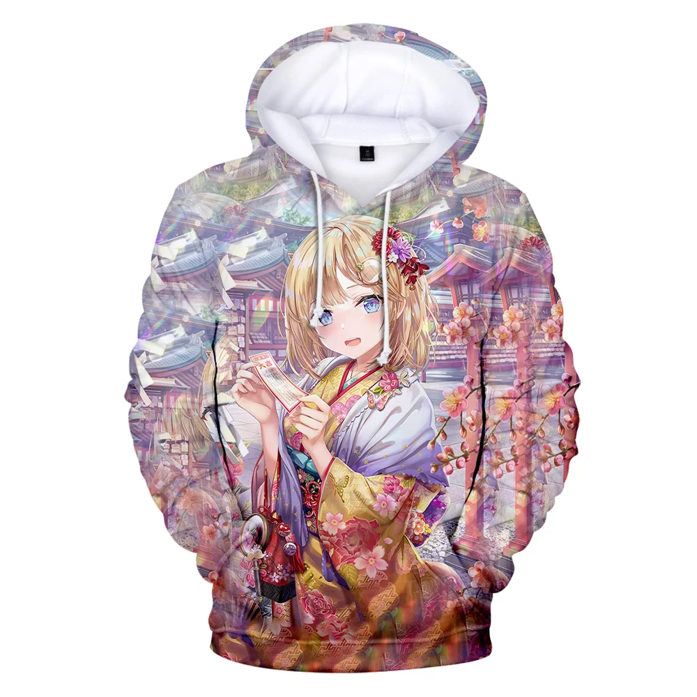 HOLOLIVE VTuber Ватсон Амелия 3D печать толстовка осень Winer костюм толстовки спортивная