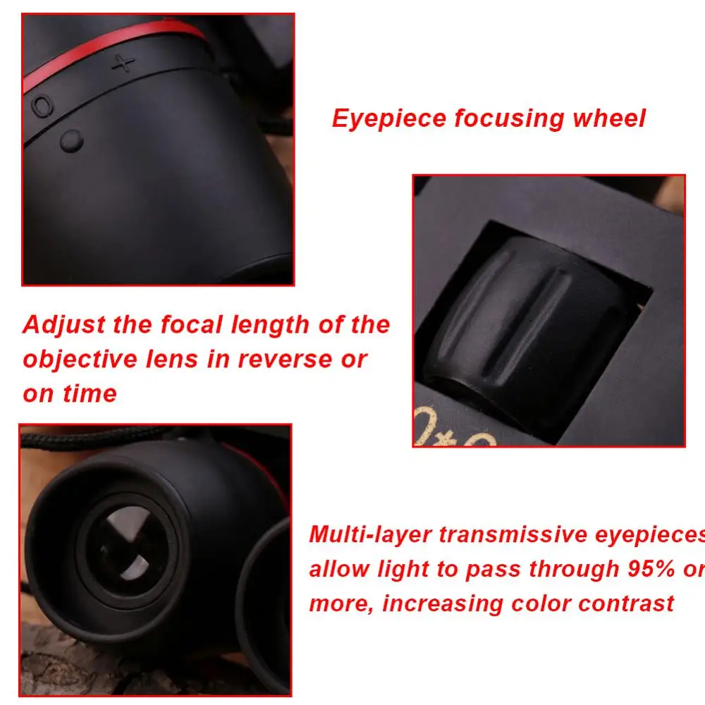 Телескоп 30x60 складной бинокль с носветильник видением для наблюдения за птицами