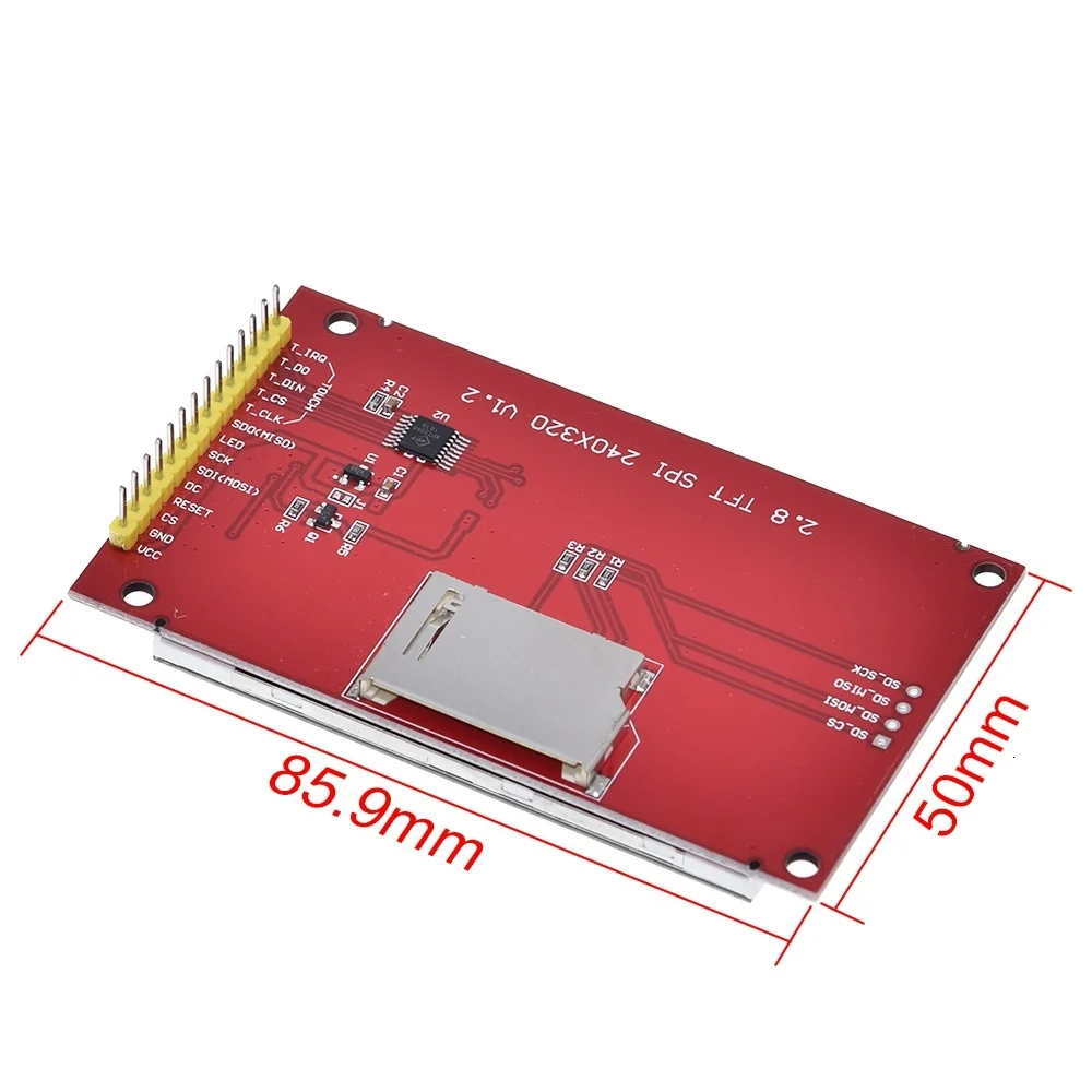 240x320 2," SPI TFT lcd Сенсорная панель модуль последовательного порта с печатной платой ILI9341 5 V/3,3 V 2,8 TFT с сенсорной подарочной ручкой для arduino