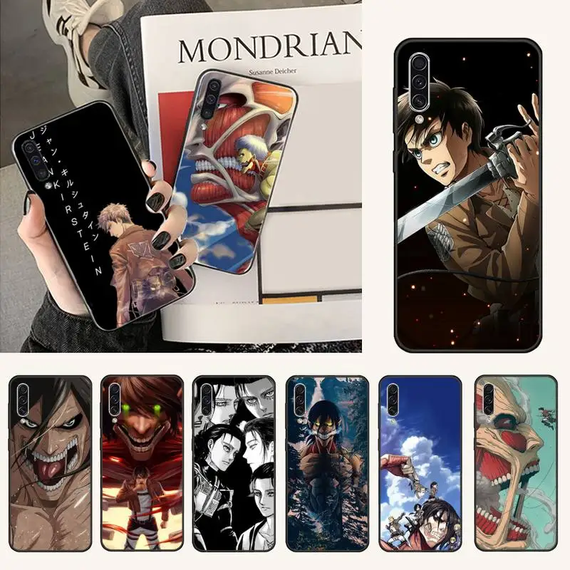 

attack on titan Phone Case For Samsung Galaxy A S Note 9 11 10 51 50 71 70 80 20 21 30s ultra plus