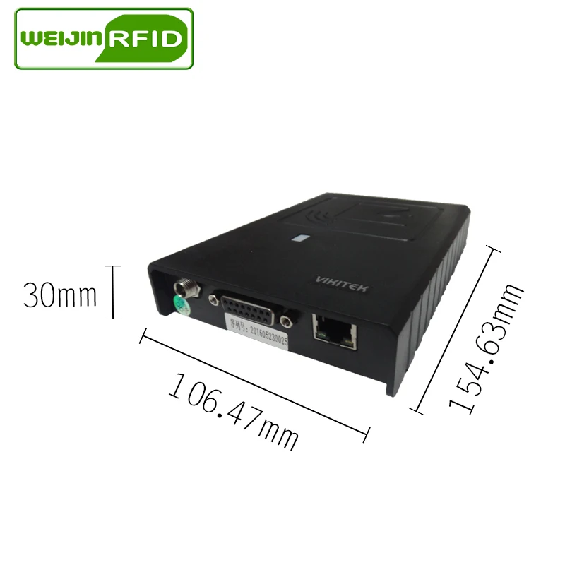 UHF RFID считыватель rs232 485 ethernet VIKITEK 61S короткий диапазон интегрированный