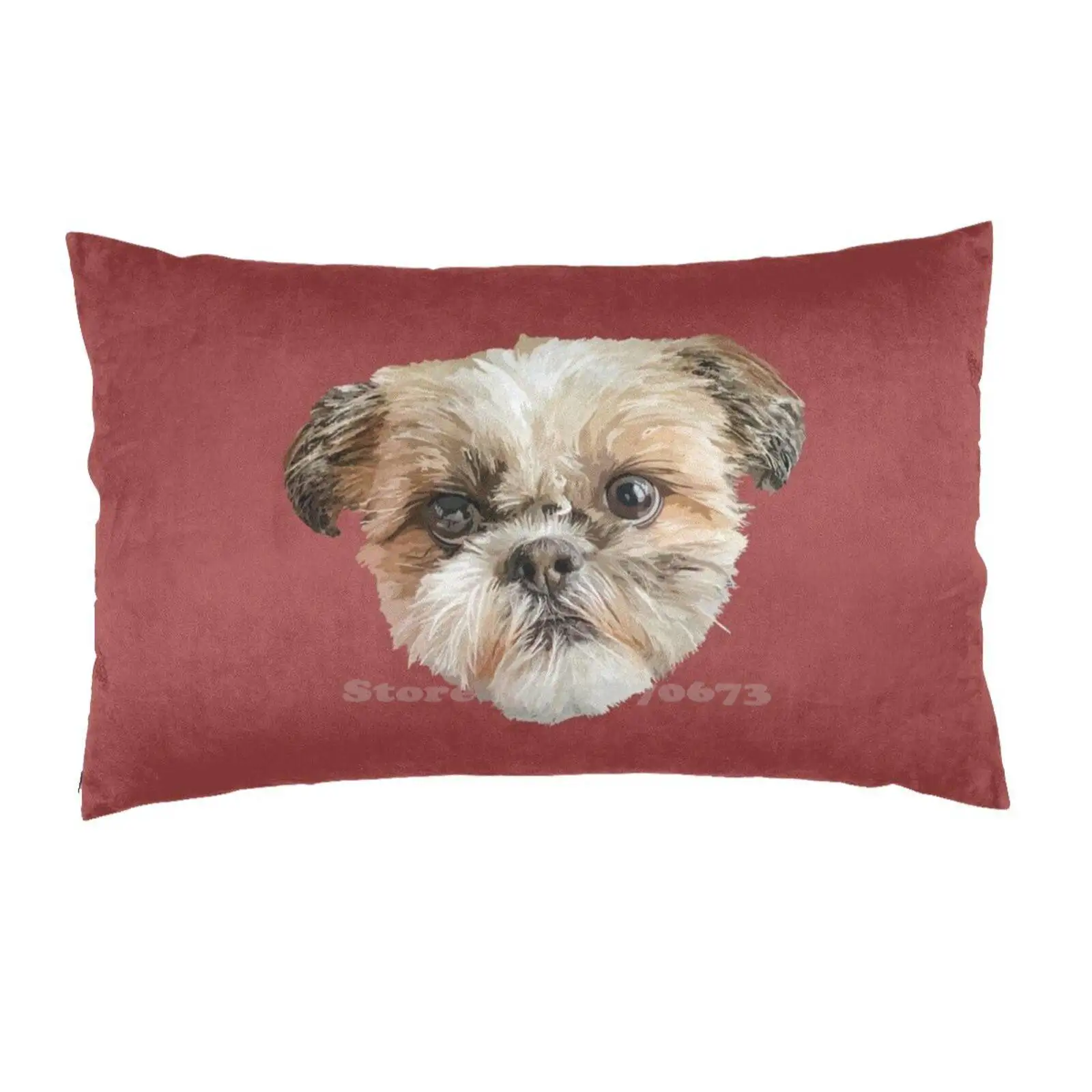 Милая модная наволочка глаза ангела для подушки изгибающийся щенок Детские