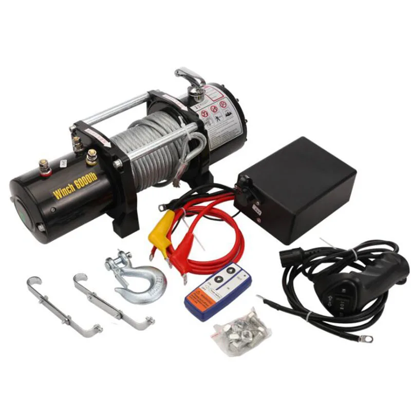 

3500 lbs 12V 24V vehicle self-rescue off-road winch off-road vehicle winch electric winch for vehicle crane
