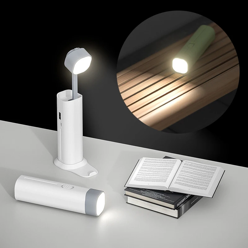 

Creative Folding LED Eye Protection Desk Lamp Outdoor Flashlight USB Charging Desk Lamp Emergency Power Bank Mobile Phone Holder